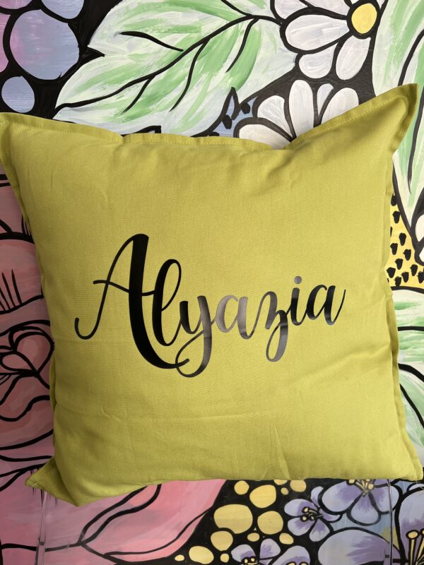 Calligraphy Name/Phrase Pillow