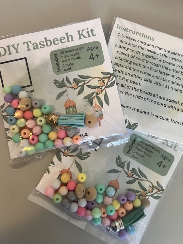DIY Tasbeeh Kit Packet